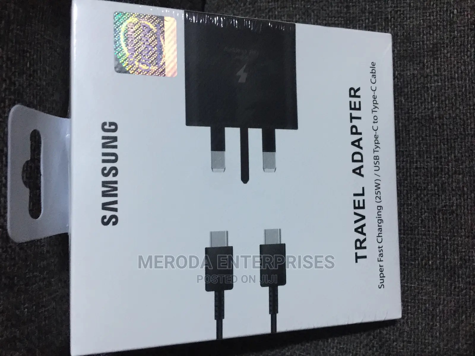 Samsung 25w Type C to C Charger Black ‘Nn