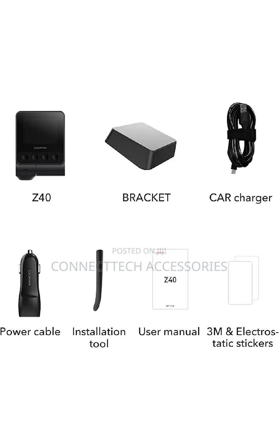 DDPAI Dual-Channel Dashcam Z40 1944P Ultra High Resolution
