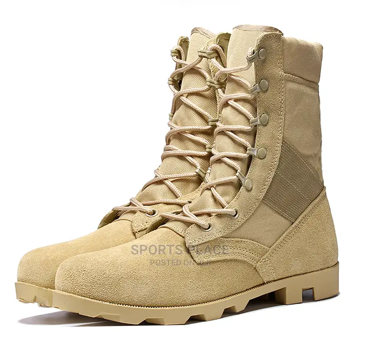 US Military Desert Combat Tactical Boots
