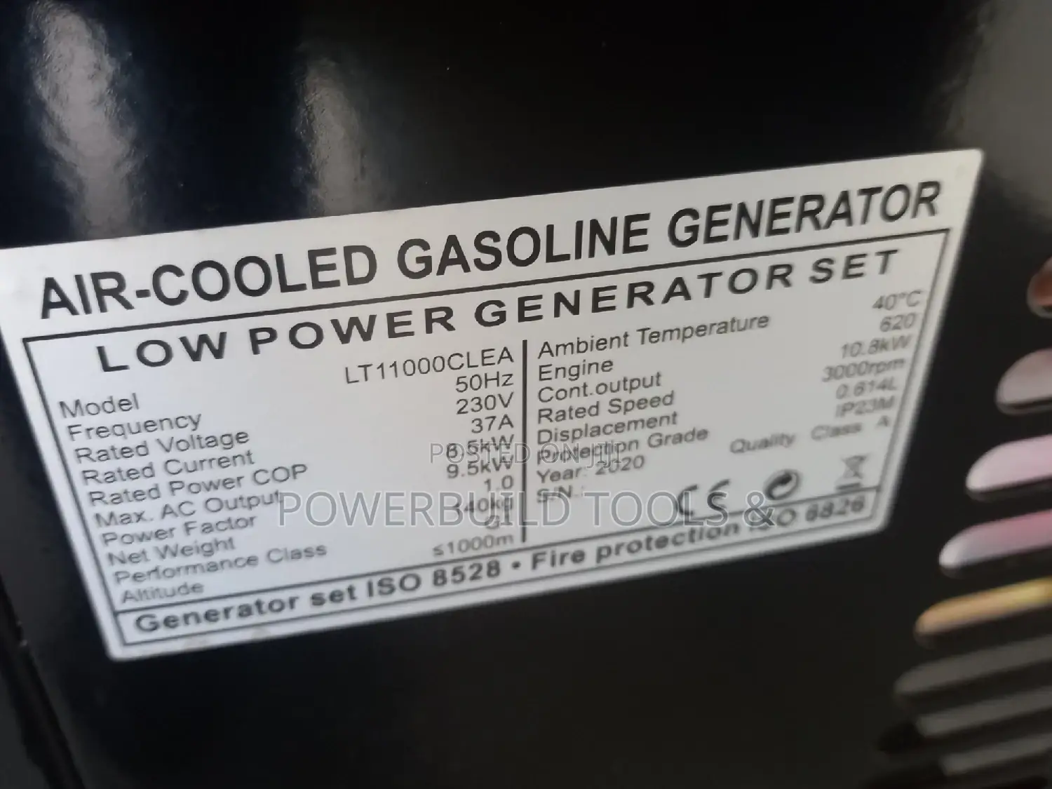 Aico Petrol Generator Single Phase (Lt11000clea)