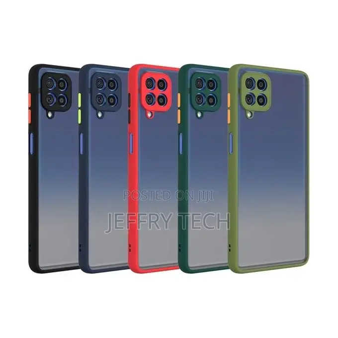 Translucent Frosted Smoke Mobile Cover for Samsung M32 Camer