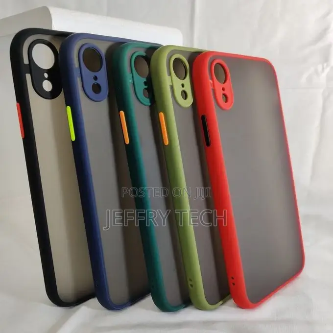 Translucent Frosted Smoke Mobile Cover for Apple iPhone XR C