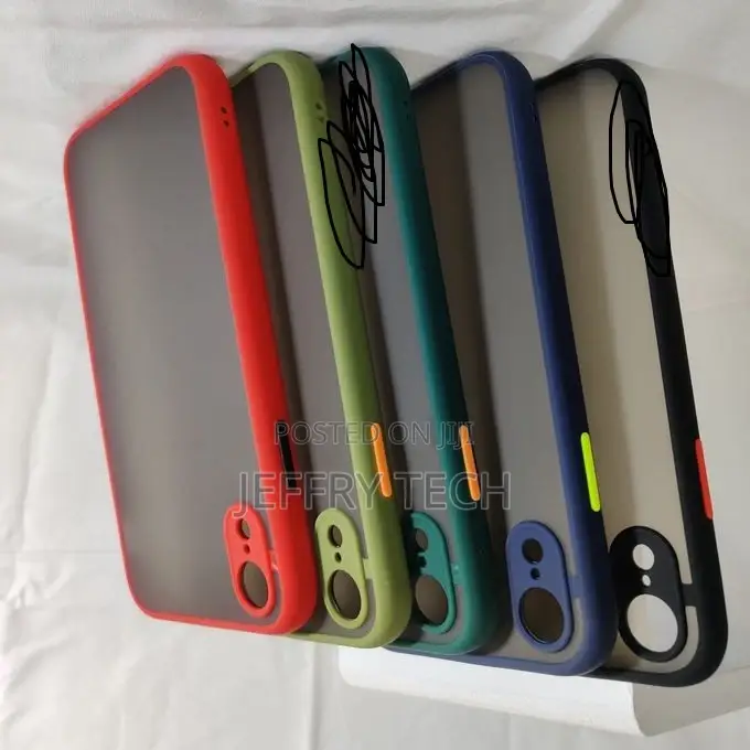 Translucent Frosted Smoke Mobile Cover for Apple iPhone XR C