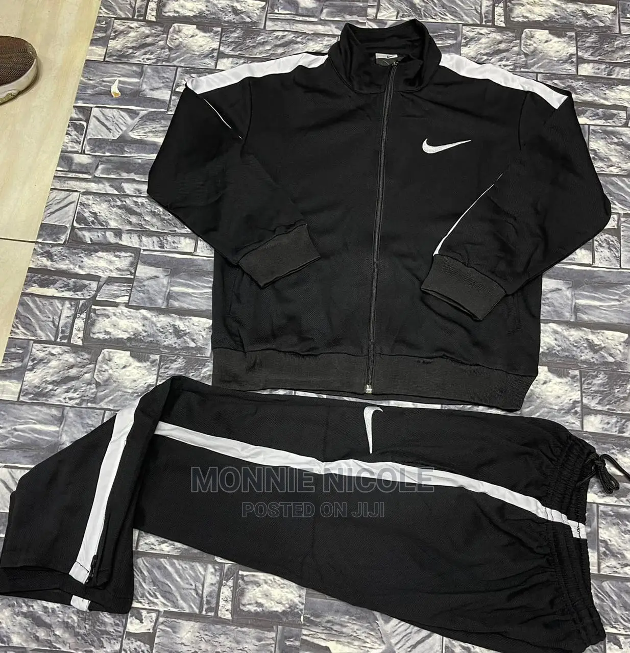 White Adidas Cotton Men Tracksuit