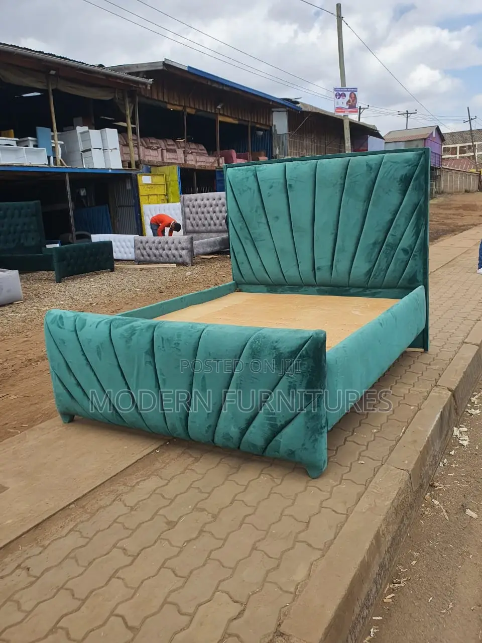 5/6 Bed ,Fabric Bed