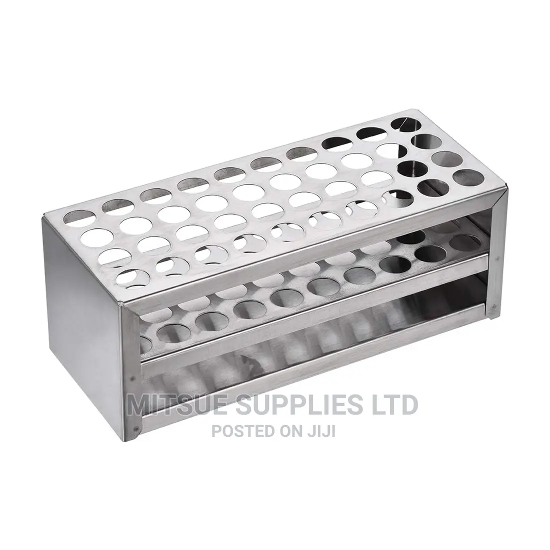 Test Tube Stabd 18 Hole Aluminium 26MM