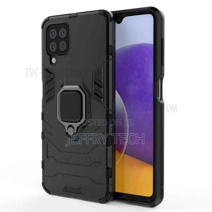 Black Armor Case Cover for Samsung A22