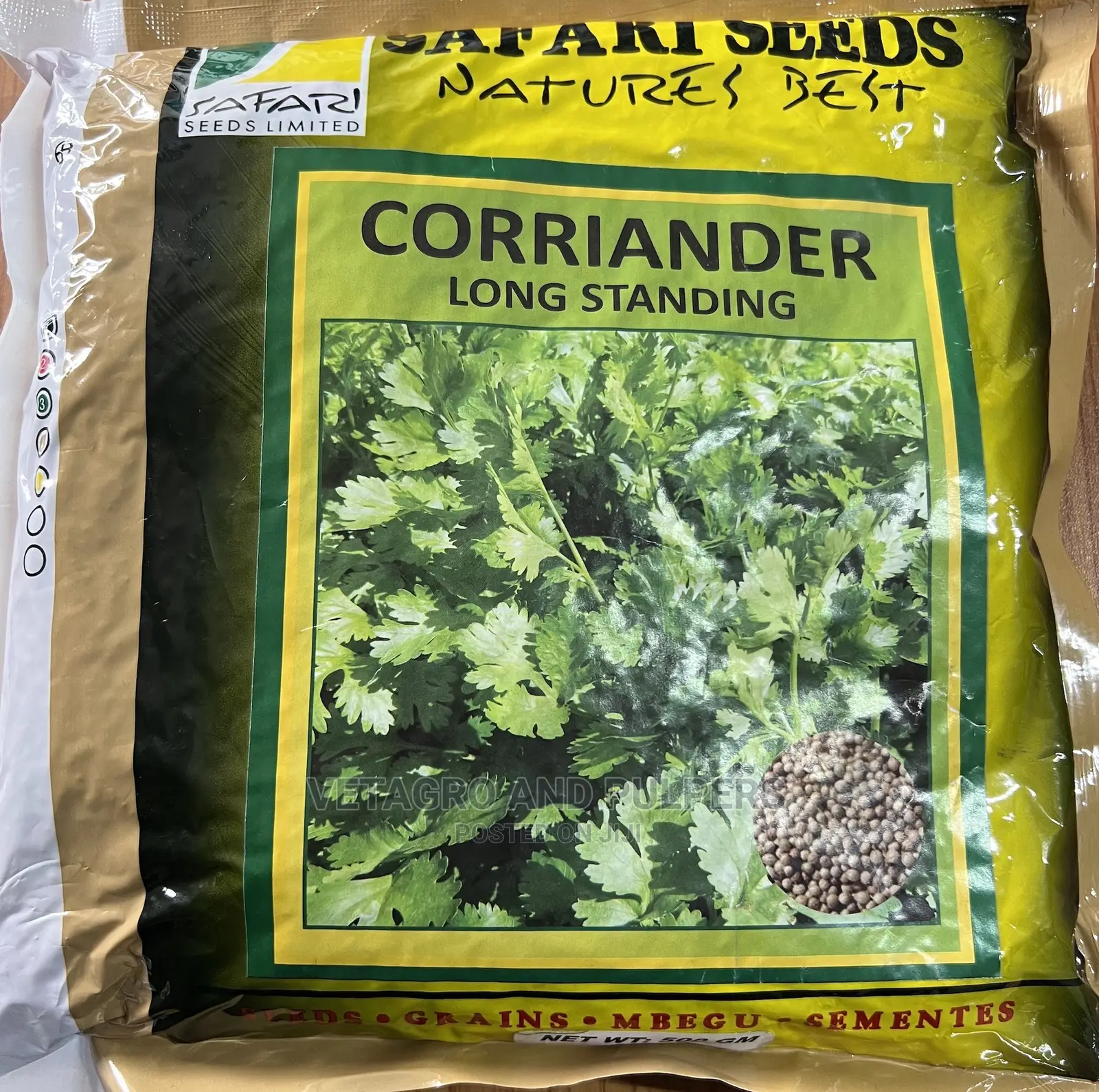 Coriander Long Standing 250gm and 500gm