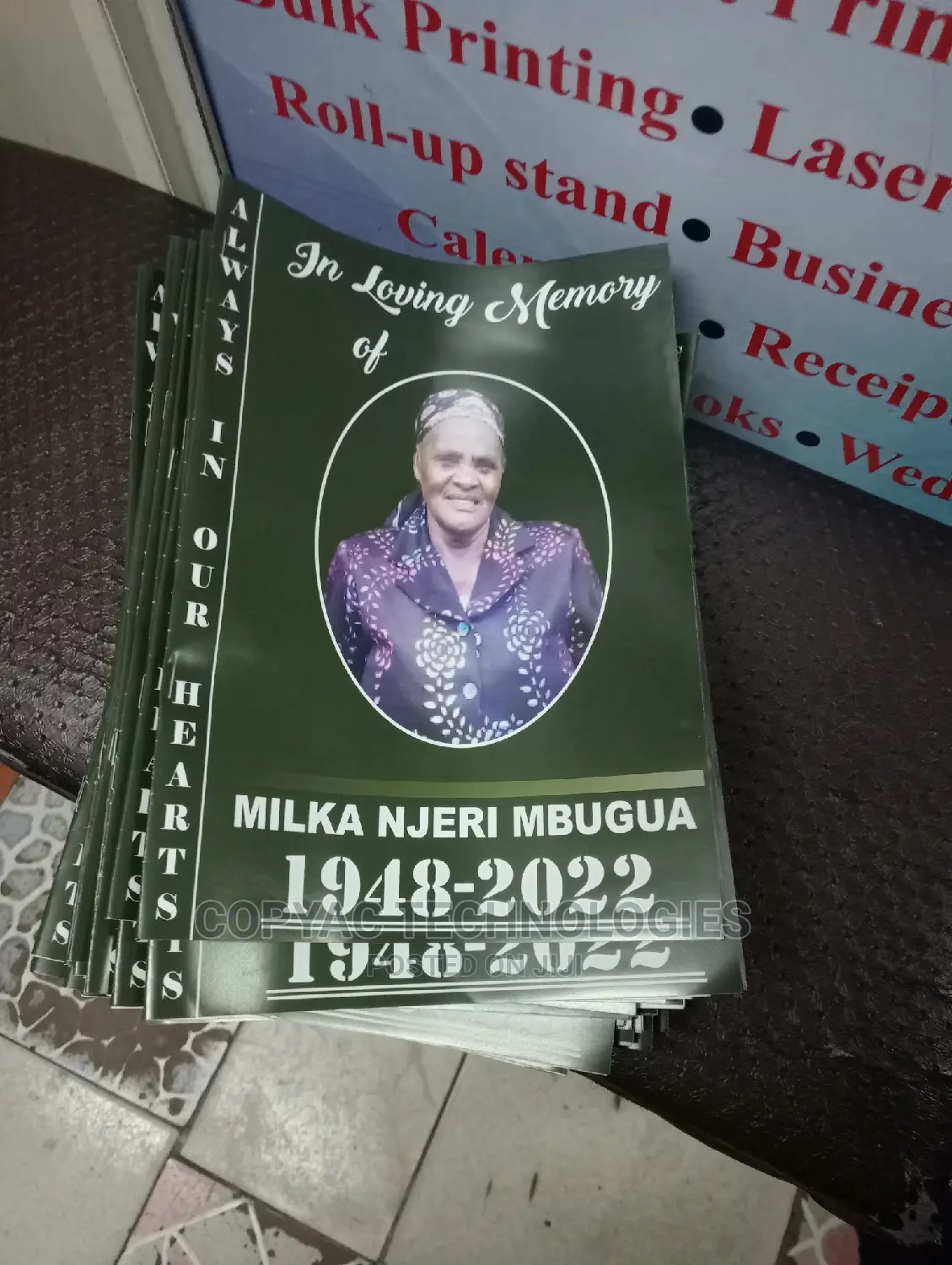 Elegant Funeral Programs Printing Services