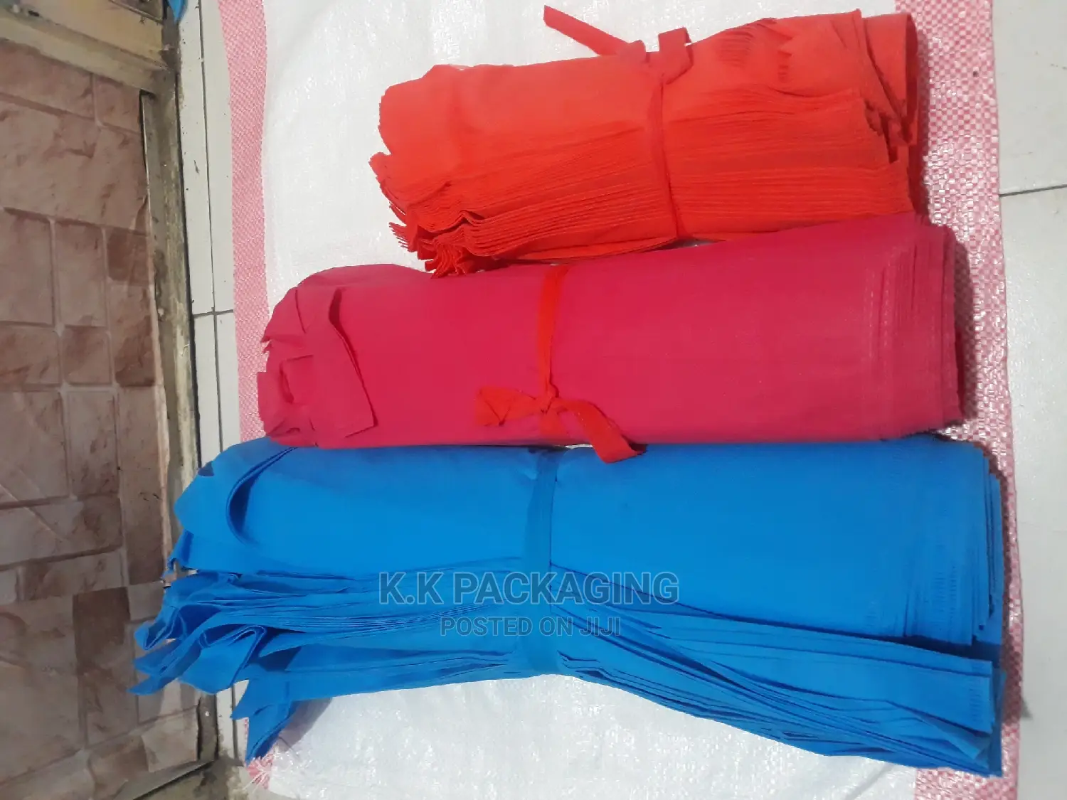 50cm by 30cm ,40x22cm and 24x22cm Bags