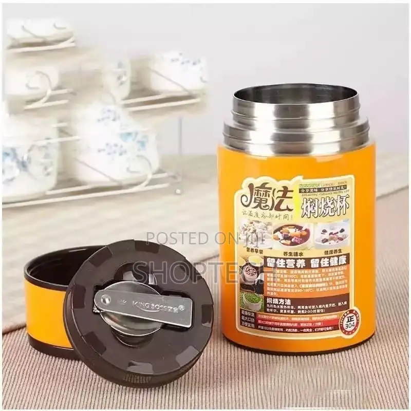 BNS Foos Flask With Foldable Spoon