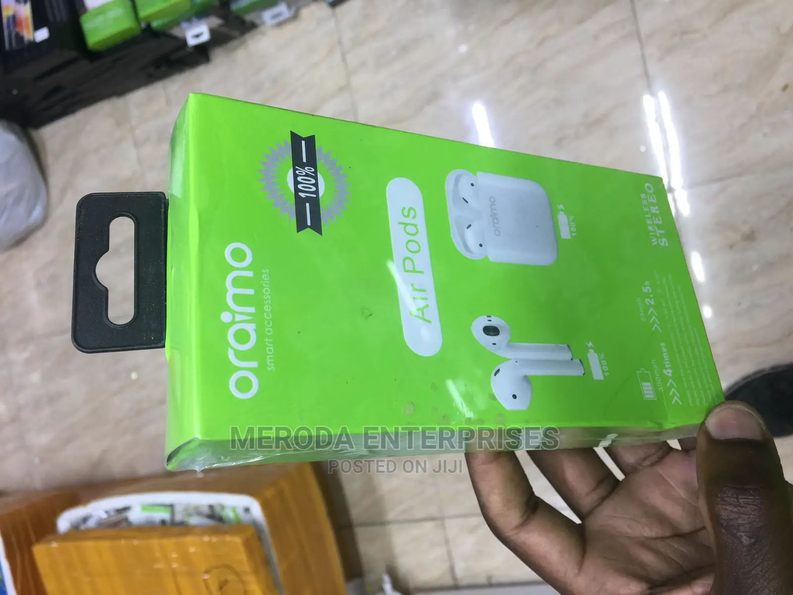 Oraimo Wireless Bluetooth Headphone’S White