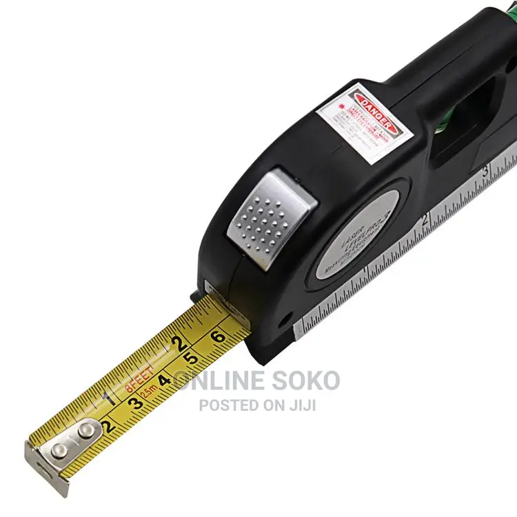 Multipurpose Spirit Laser Level With Tape Measure