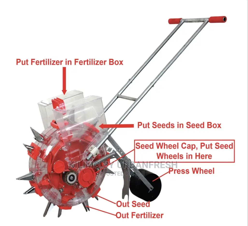 Hand Push Seeder Fertilizer Planter