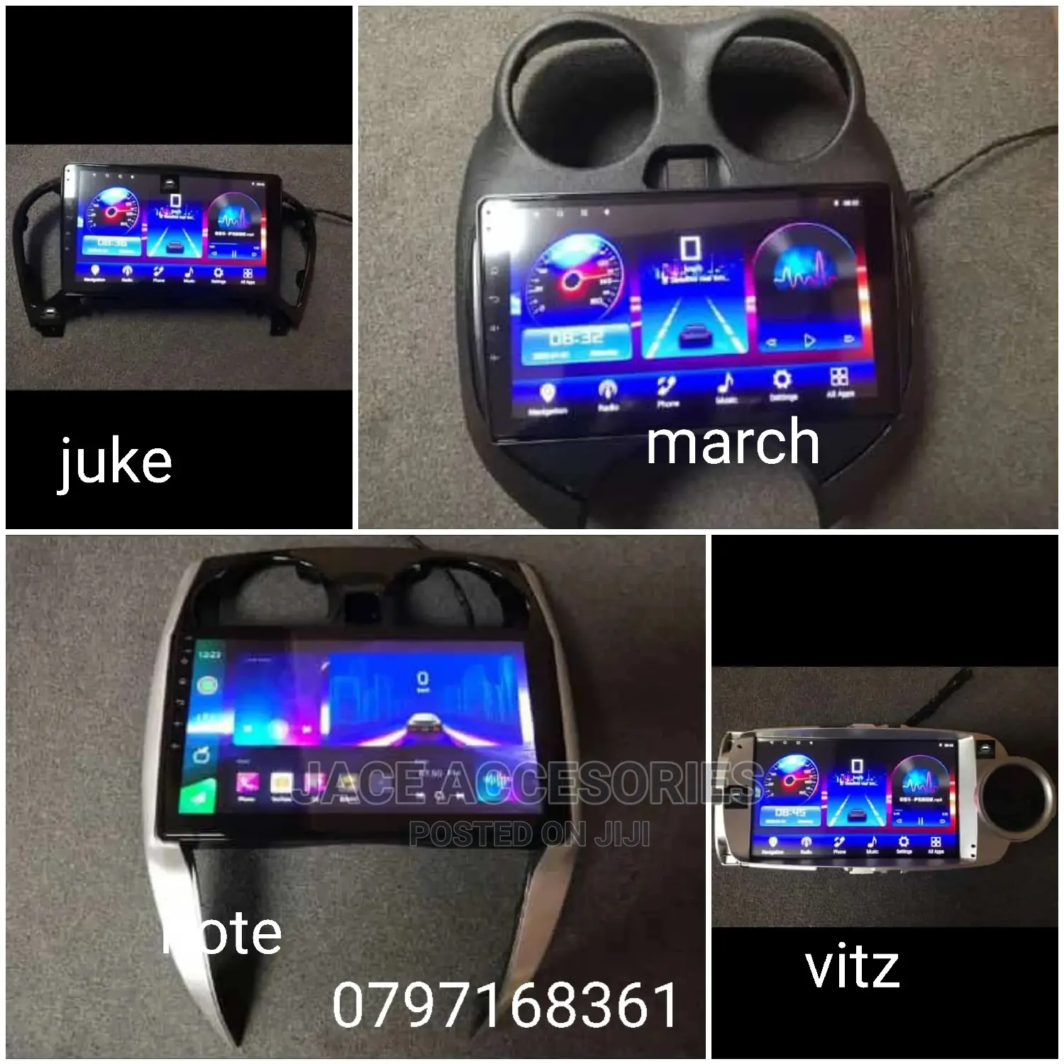 New Android 2gb Car Radio 9'+12led Reverse Camera