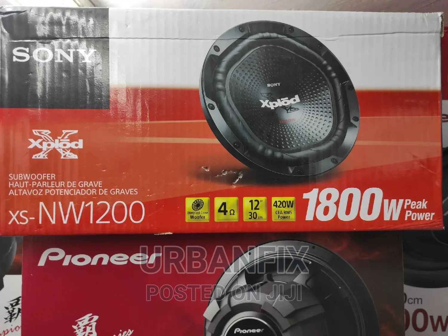 12 Inch Sony 1800 Watts Bass Subwoofer