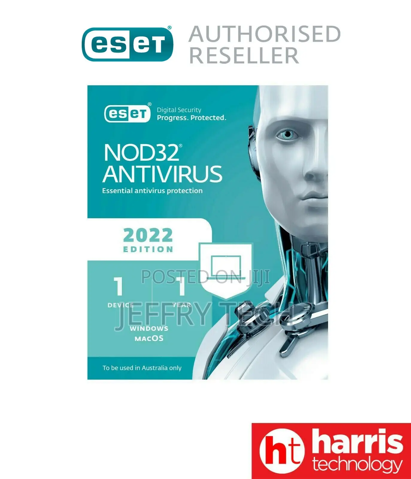 ESET NOD32 Antivirus 1 Device 1 Year License Key