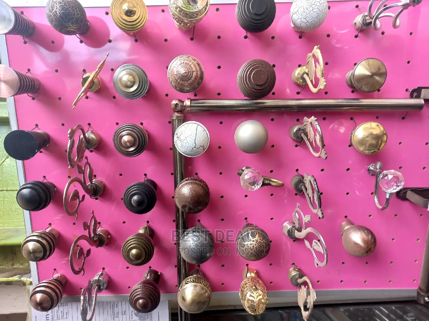 Curtain Rod Decorations