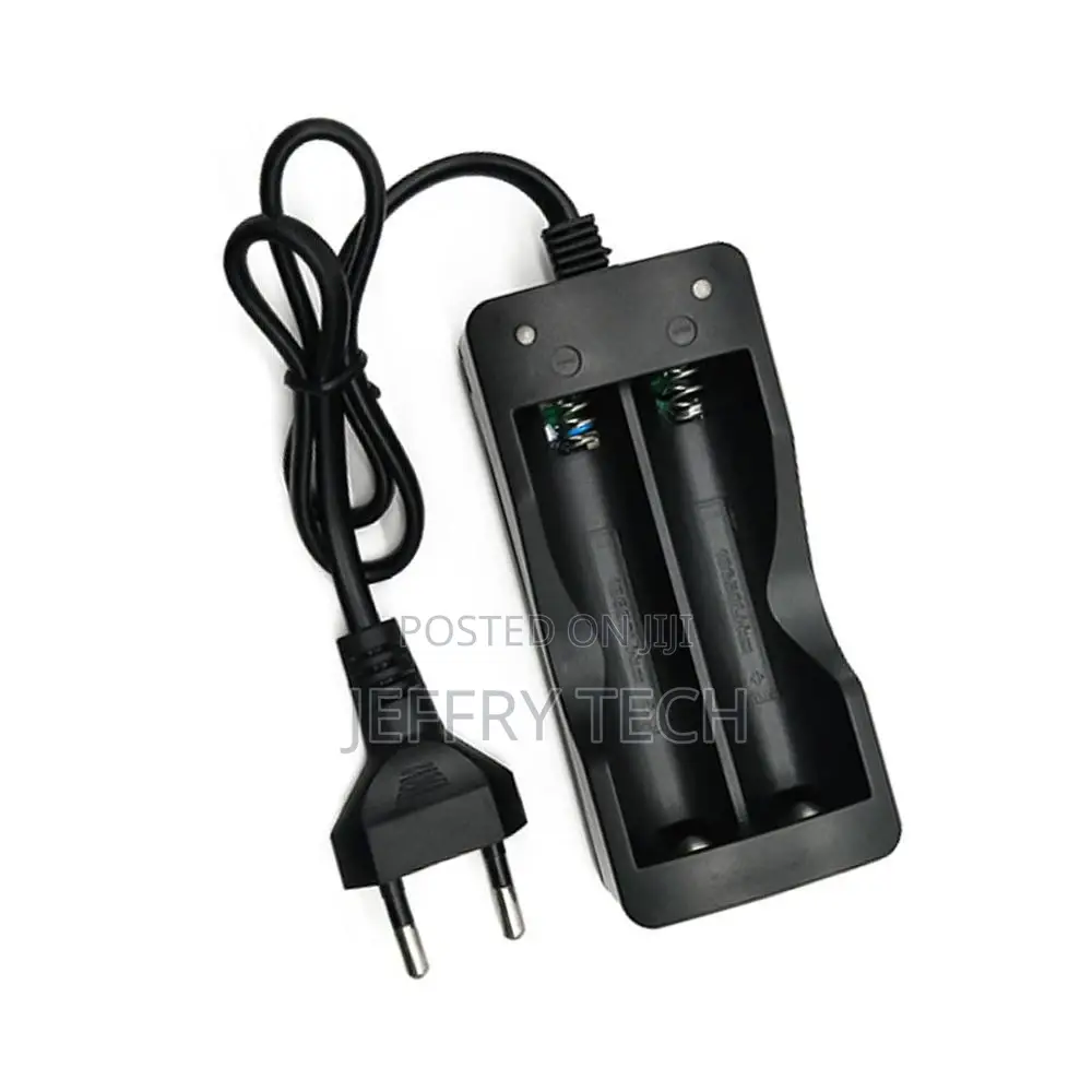 18650 Li-Ion Rechargeable Battery Charger US/EU Plug 2 Slots