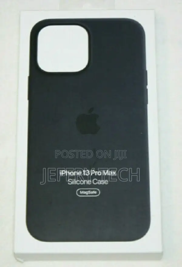 Apple - iPhone 13 Pro Max Silicone Case With Magsafe - Midni