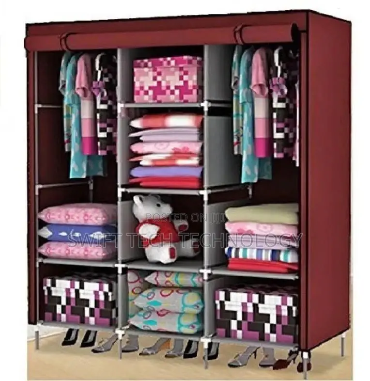 3column Metallic Wardrobe