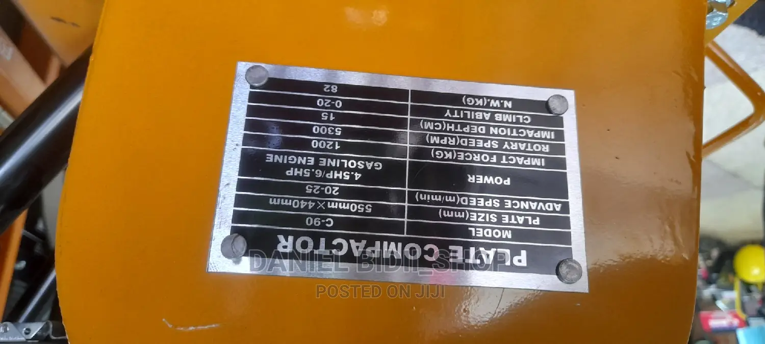 Plate Compactor Gasoline Engine 6.5hp