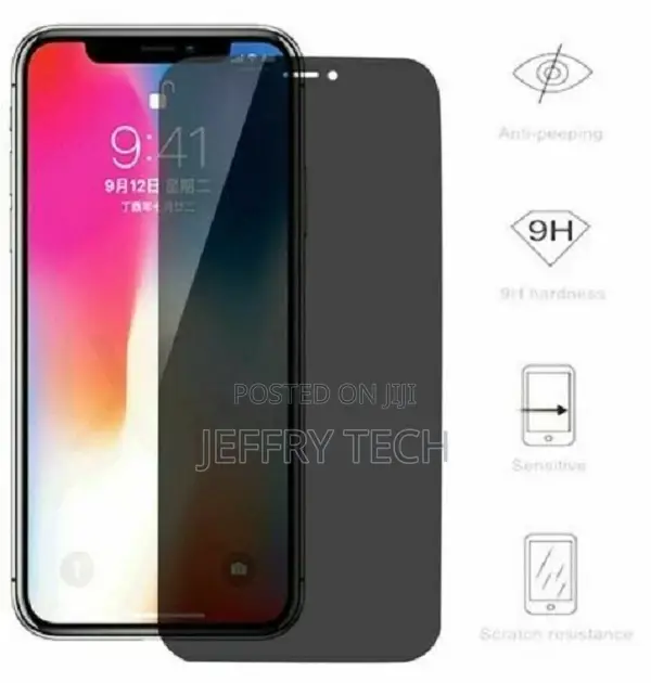 iPhone 13 12 11 Pro XS Max XR X 8 7 Privacy Tempered Glass
