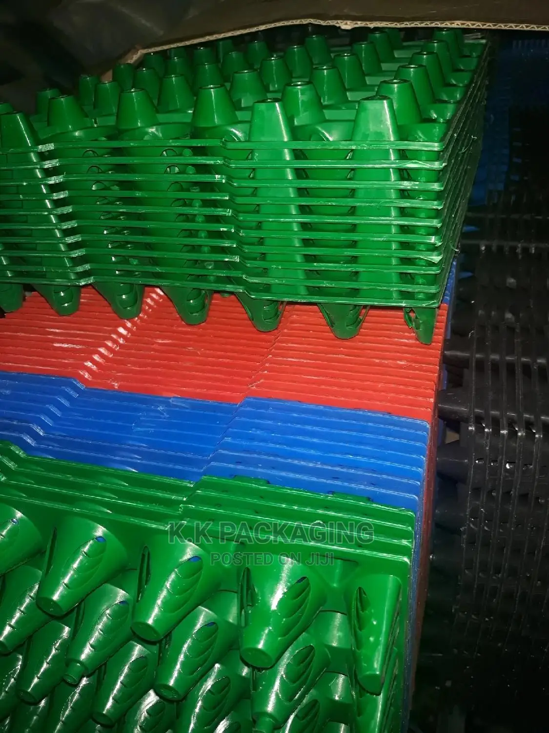 All Colours Plastic Egg Trays