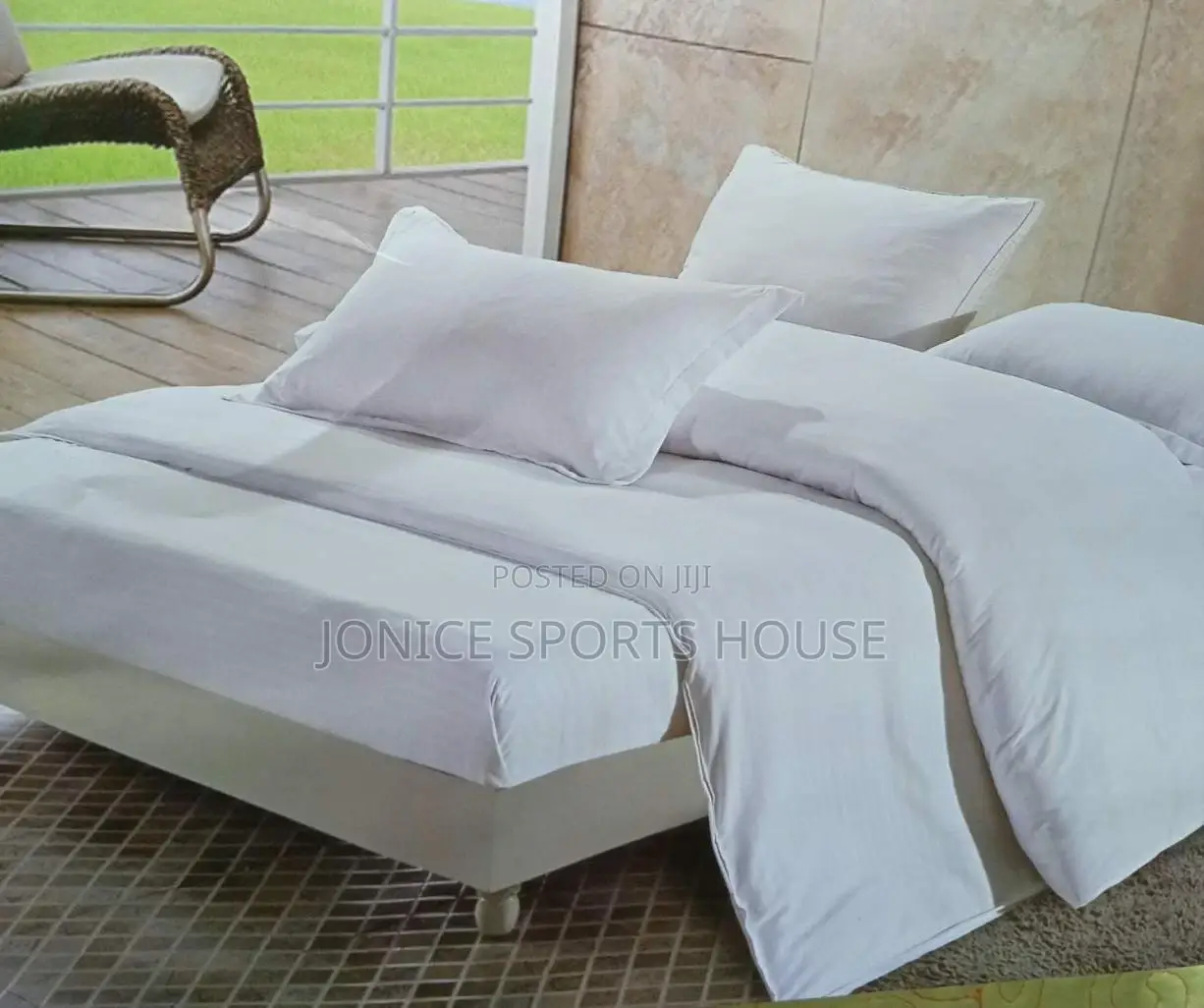 Pure White Bedding Set