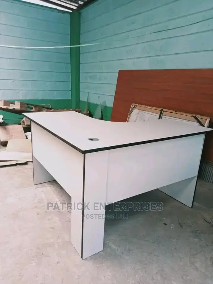 Executive Office Lshaped Desk 4 by 4 Fitts