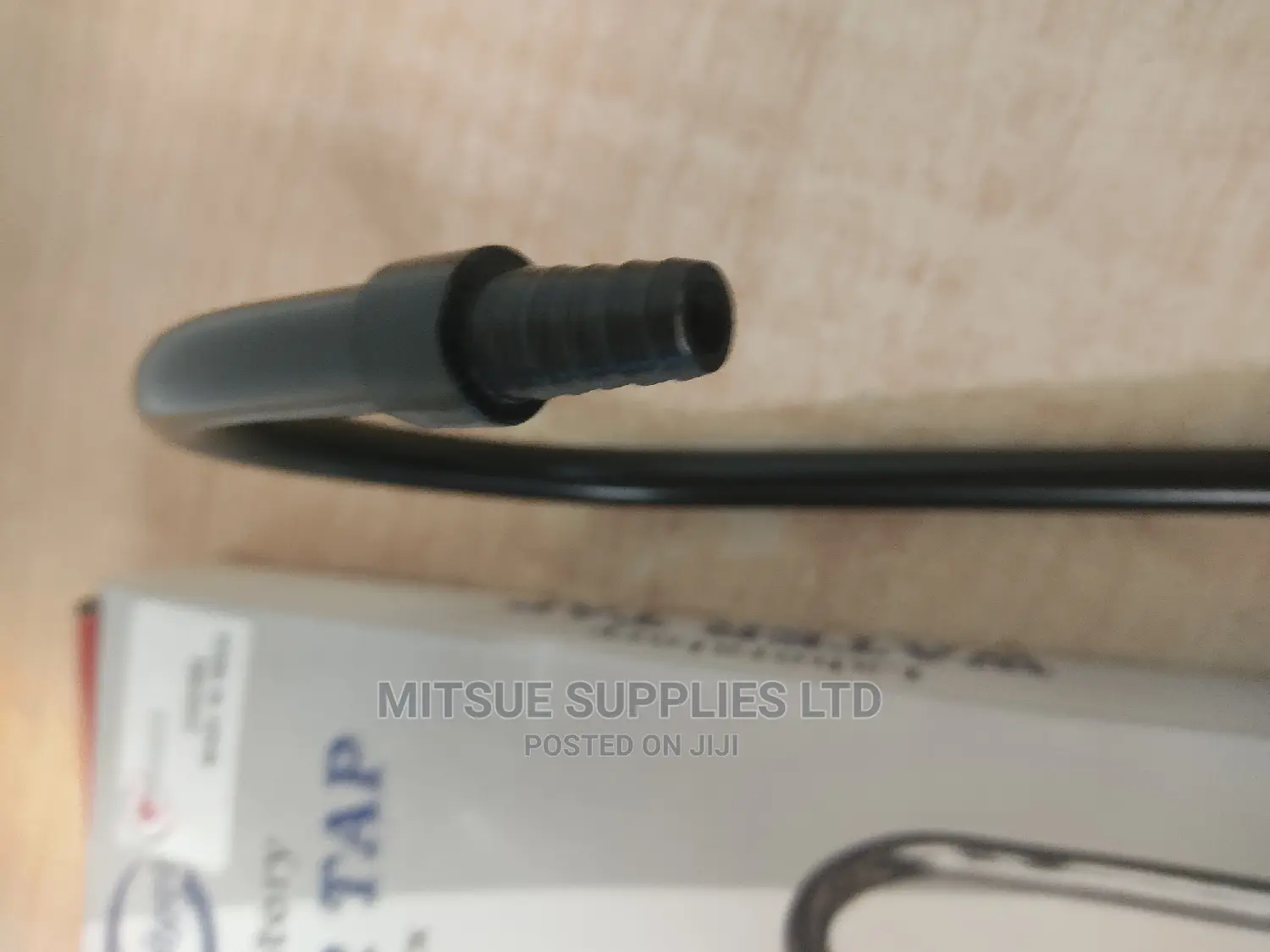 Swan Neck Water Tap Black 16" for Laboratory Use