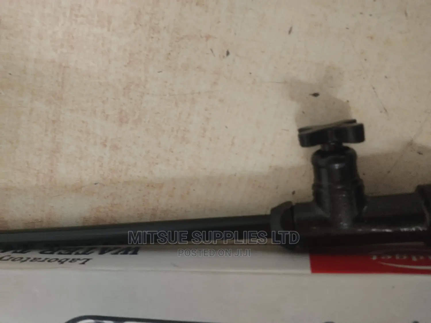 Swan Neck Water Tap Black 16" for Laboratory Use