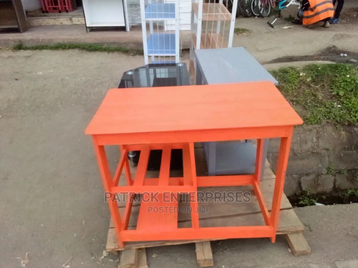 Kitchen Table With Shelves