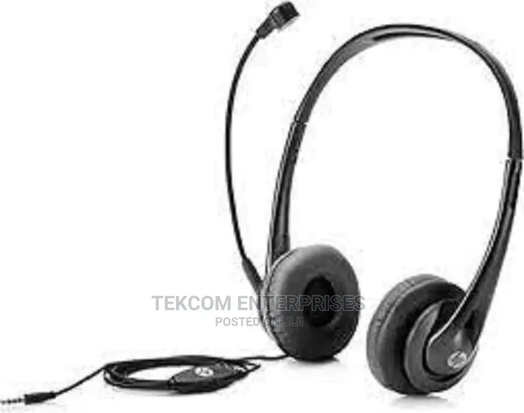 T1A67AA HP Stereo USB Headset Black