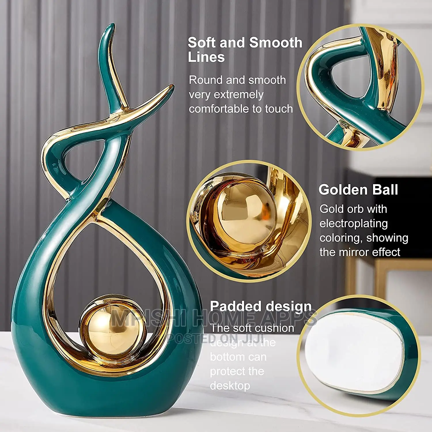 Abstract Art Ceramic Statue