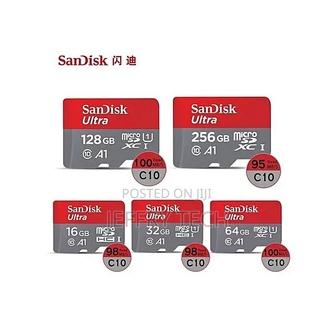 Sandisk 64GB Ultra Micro SD Card Microsdhc Class 10