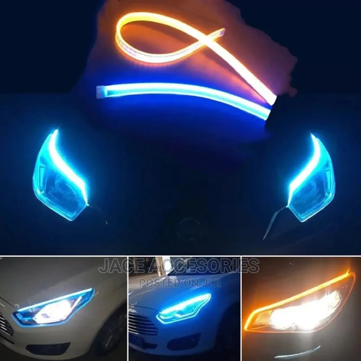 Car Day Running Guide Lights