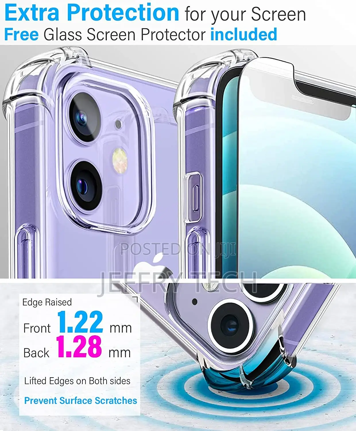 Clear Shockproof Phone Case for iPhone 13 12 11 Pro Max XS M
