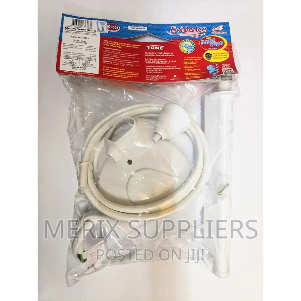 Fame Evidence 4t Instant Shower Head