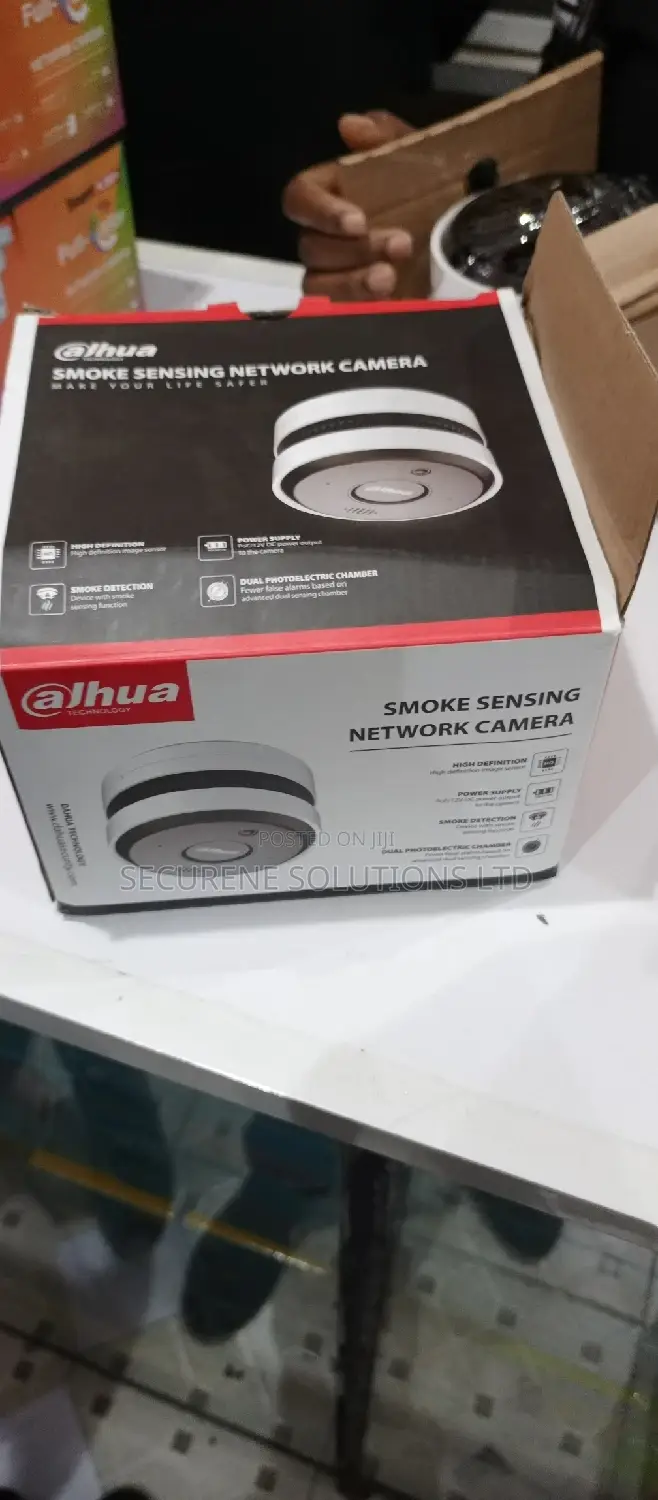 Dahua 5mp Ir Ai-Fire Smoke Sensing Network Camera