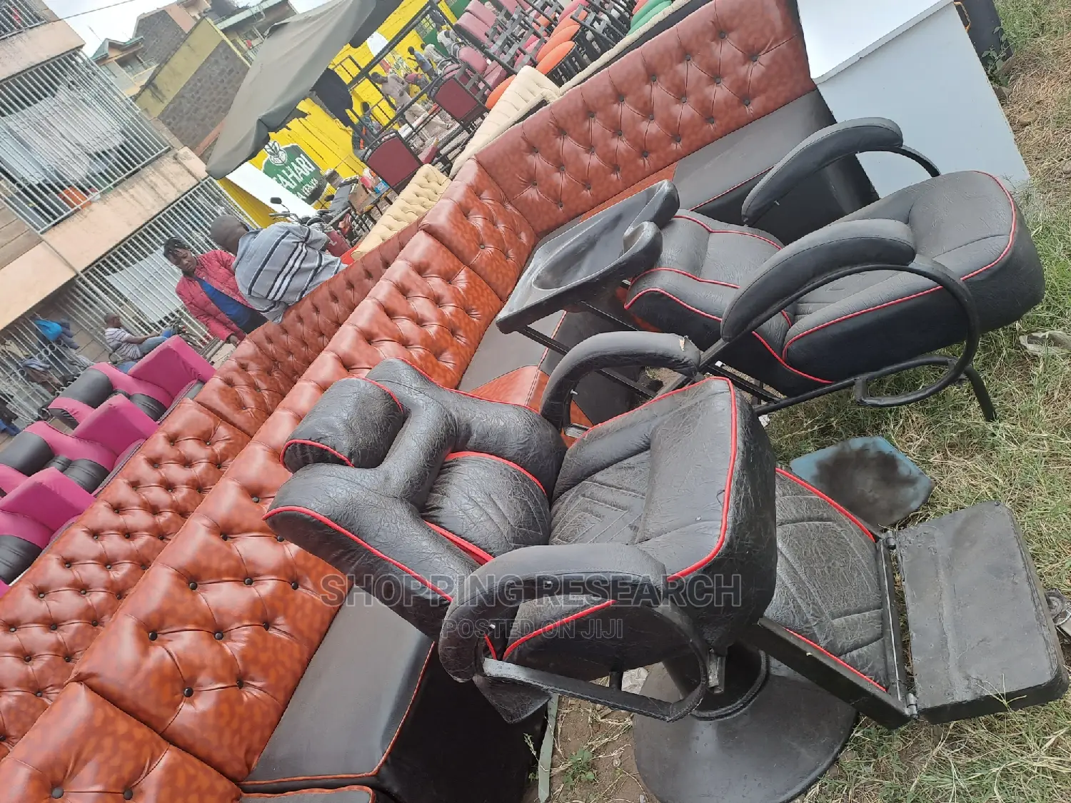 Salon Chair and Sink