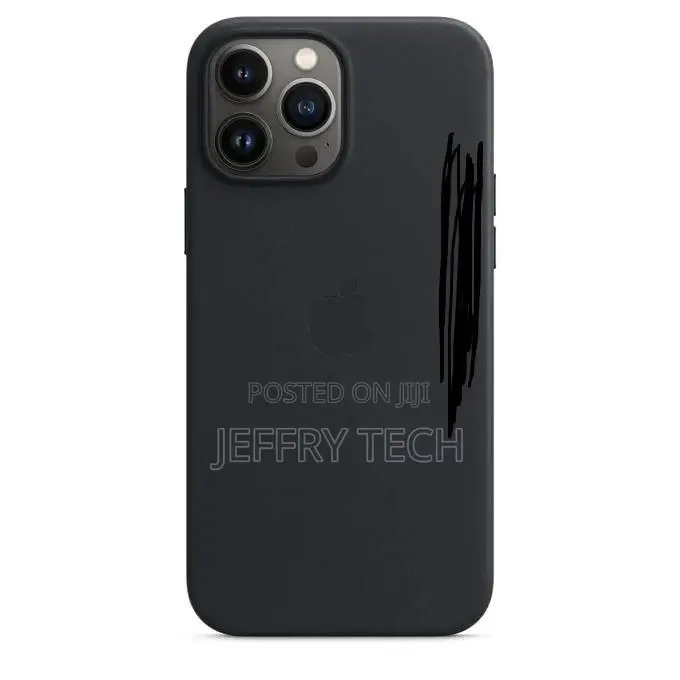 Apple iPhone 13 Pro Max Midnight Leather Case With Magsafe