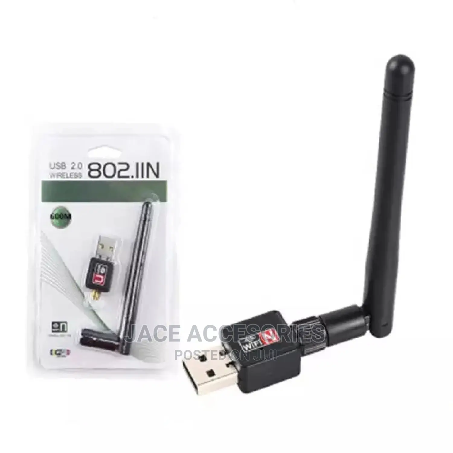 Usb Wireless Wifi Adapter 300mbs With Antennae