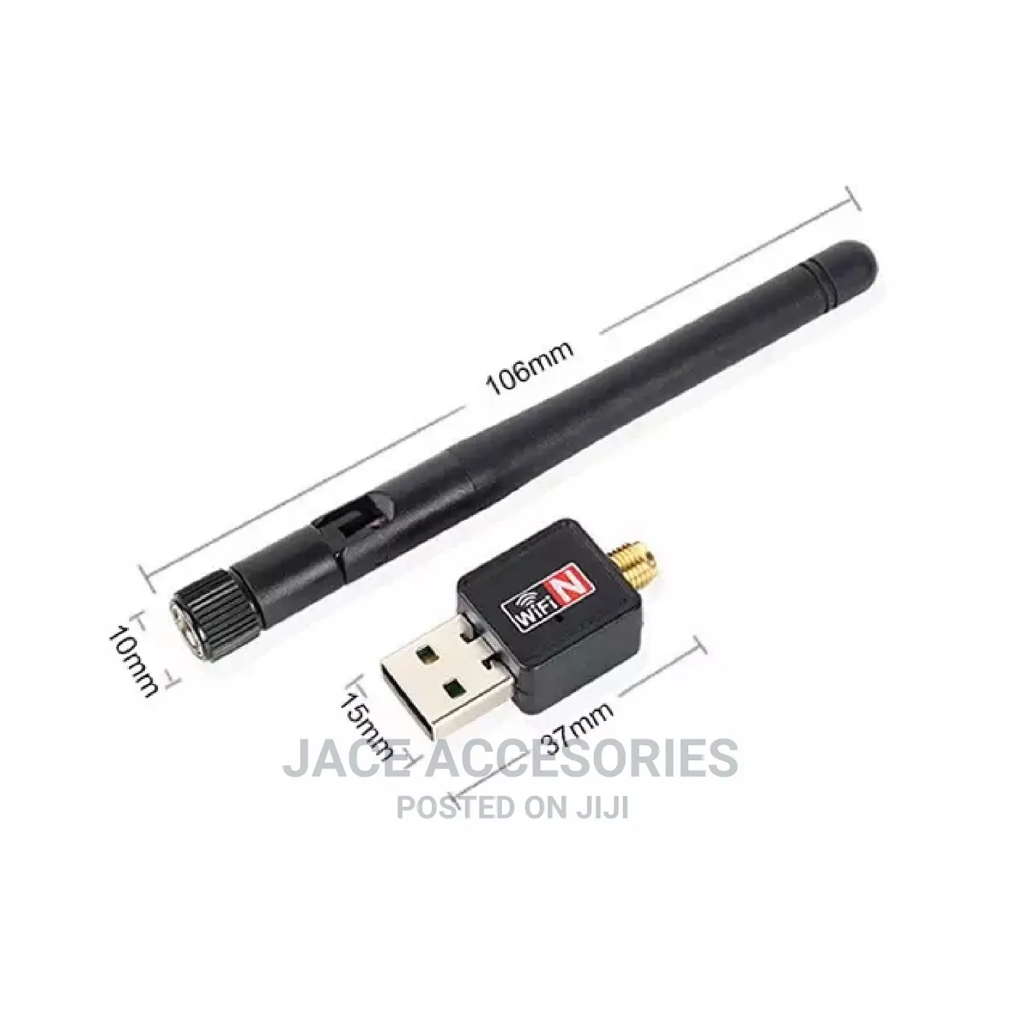 Usb Wireless Wifi Adapter 300mbs With Antennae