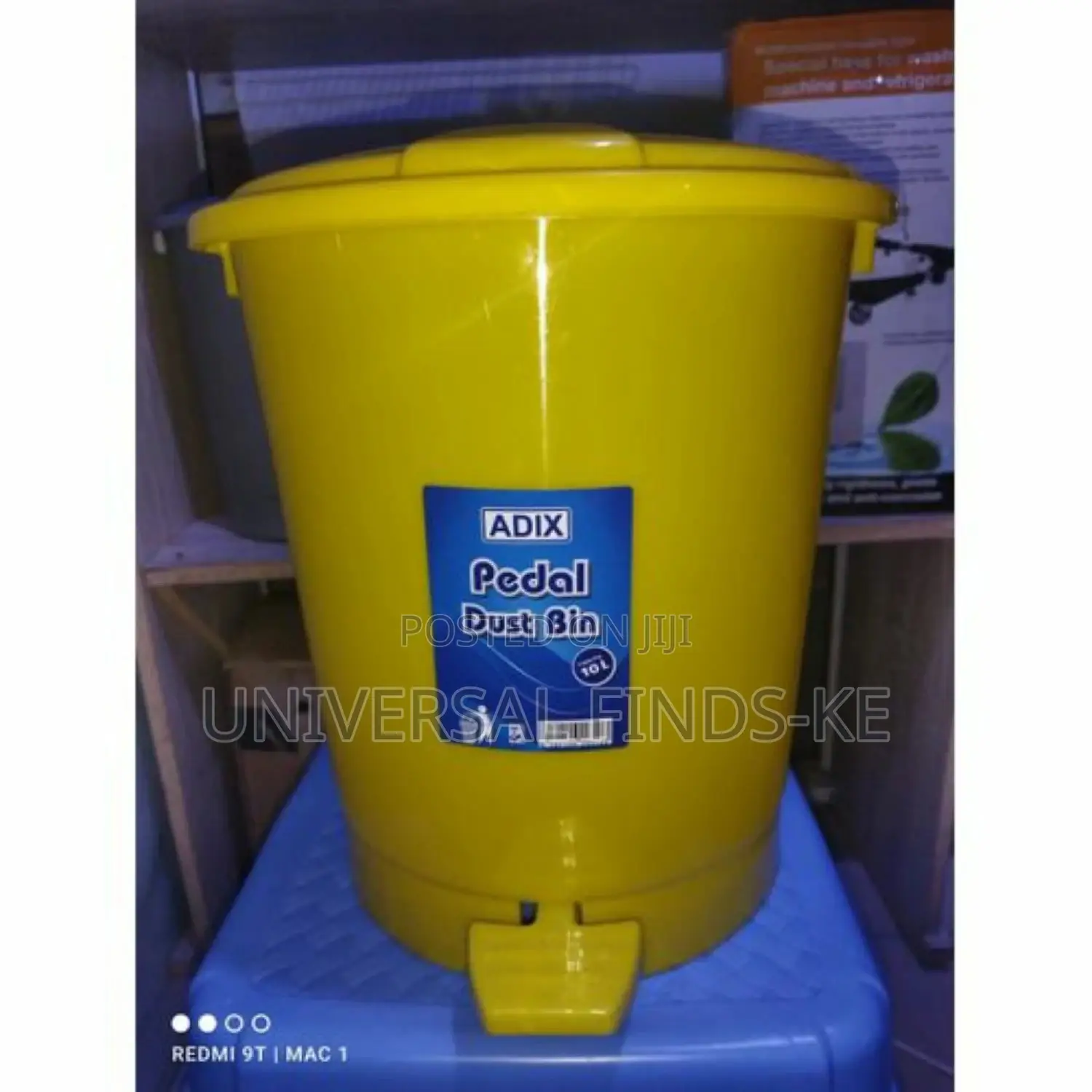 10ltrs Plastic Adix Pedal Bin/Dustbin