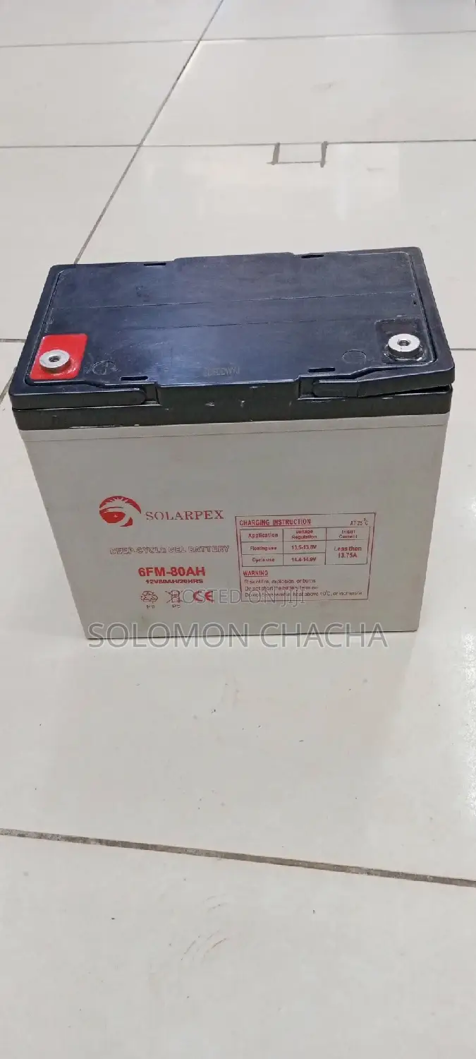 Solarpex 80ah 12v Solar Battery