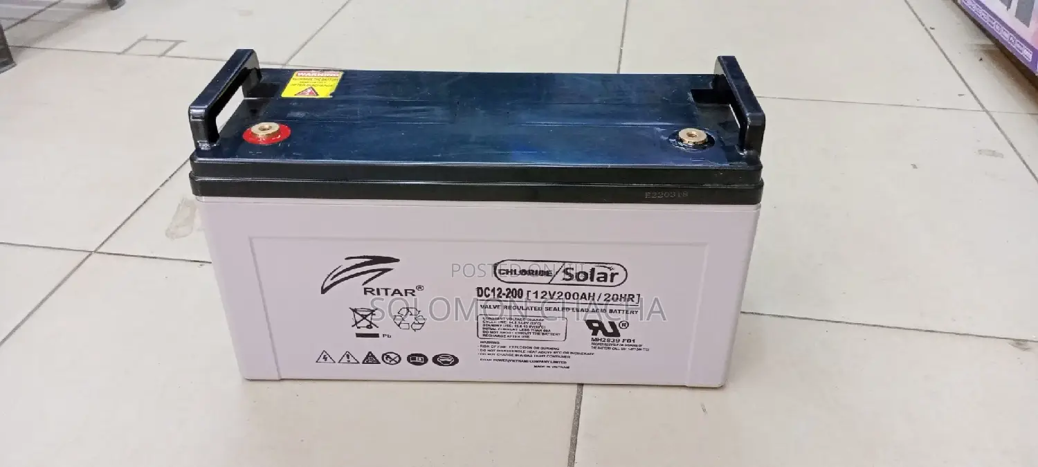 Ritar 200ah/12v Chloride Solar Battery