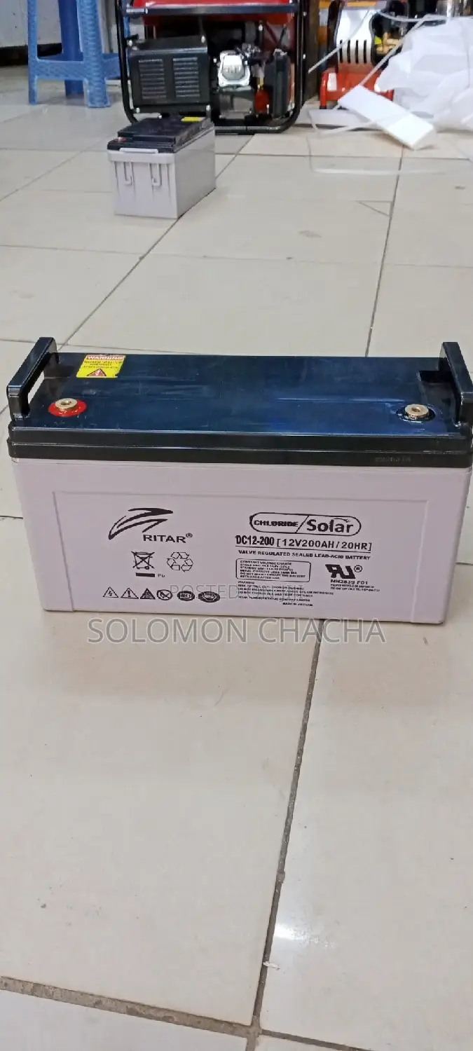 Ritar 200ah/12v Chloride Solar Battery
