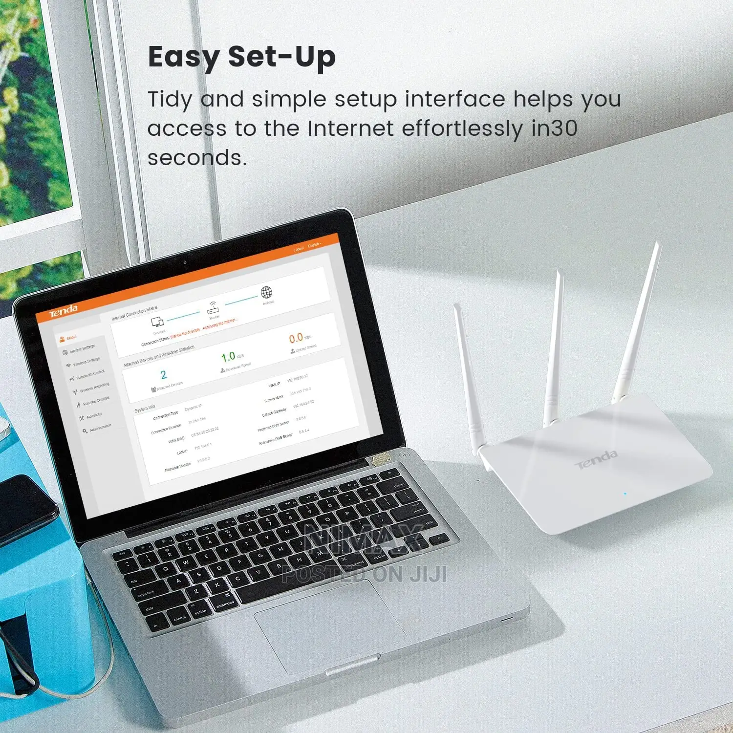 Tenda F3 300mbps Wireless Wi-Fi Router