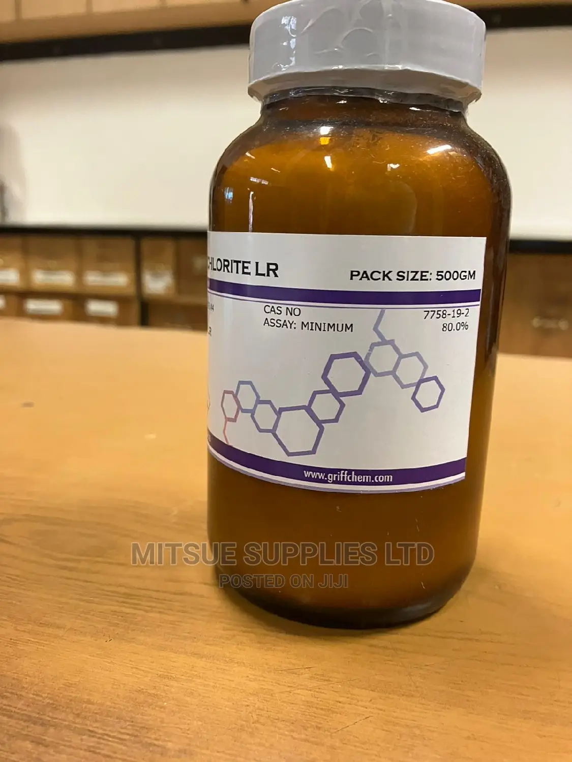 Sodium Chlorite 80% Lr 500g Griffchem